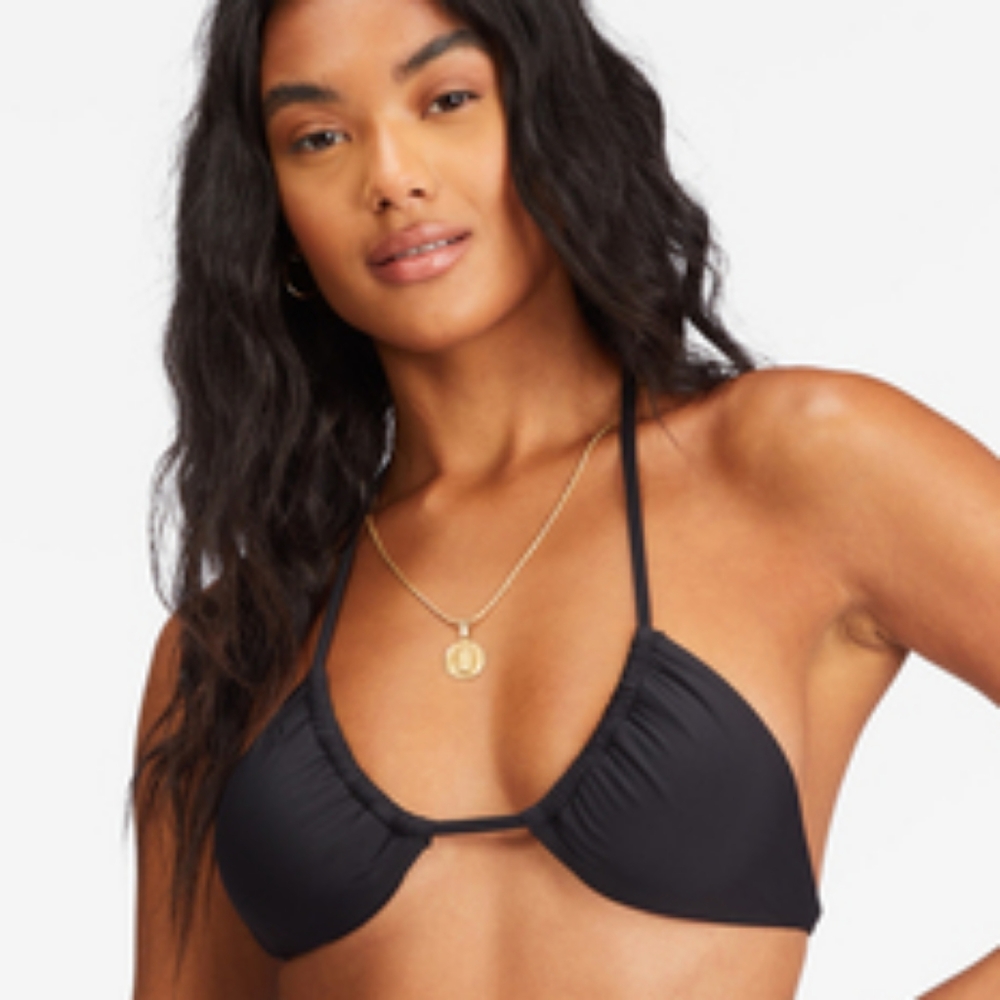 NWT Women's Billabong Sol Searcher triangle bikini top.
